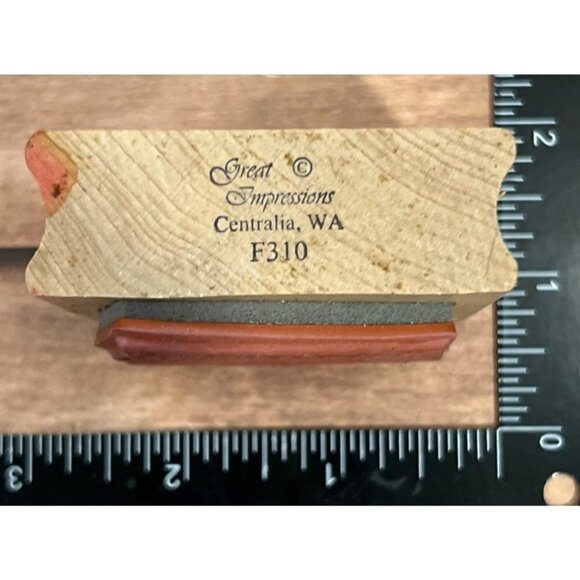 Vicki Schreiner Heart And Arrow Boxer Shorts Rubber Stamp Great Impressions F310 - Picture 3 of 6